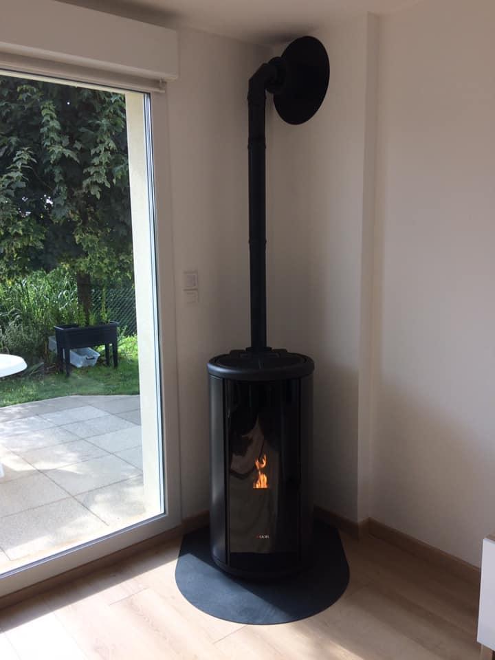 Tubage poêle fonte Belfort