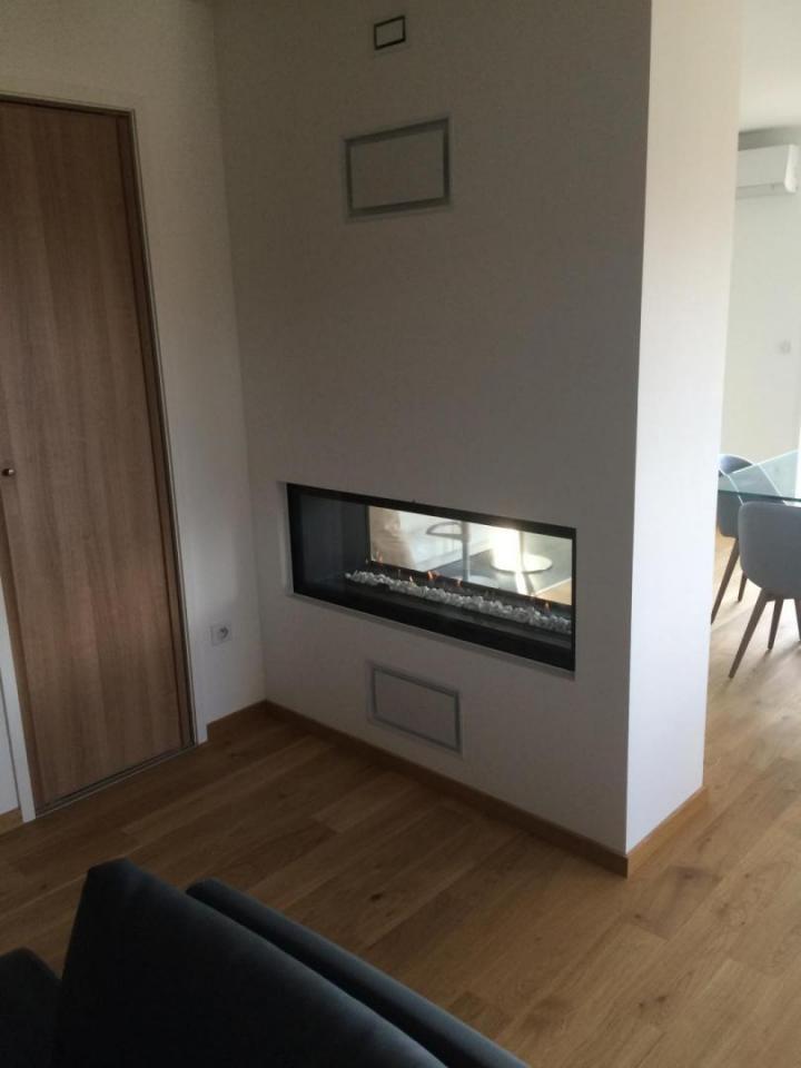 Cheminée insert mur Belfort