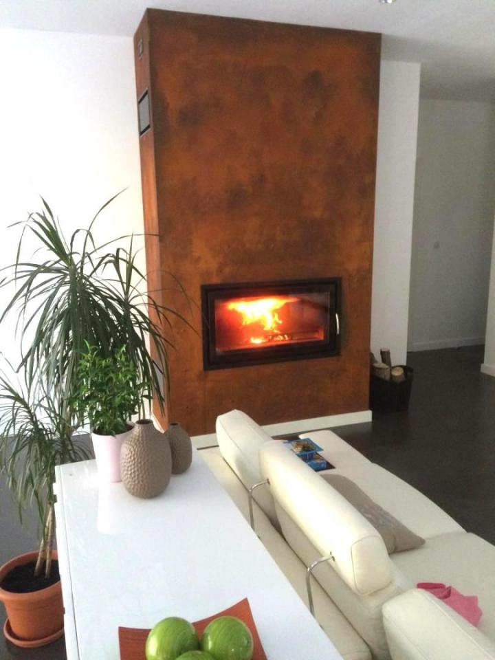 Cheminée contemporaine Belfort